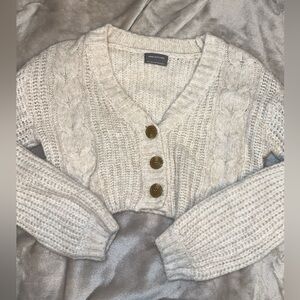 cream color sweater
